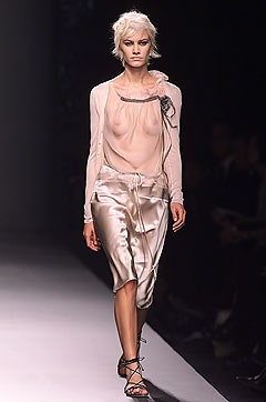 Alberta Ferretti fashion show for Spring/Summer 2002