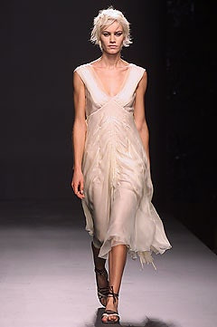 Alberta Ferretti fashion show for Spring/Summer 2002
