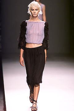 Alberta Ferretti fashion show for Spring/Summer 2002