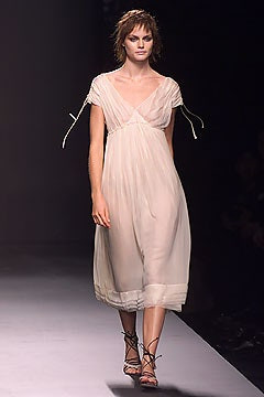 Alberta Ferretti fashion show for Spring/Summer 2002