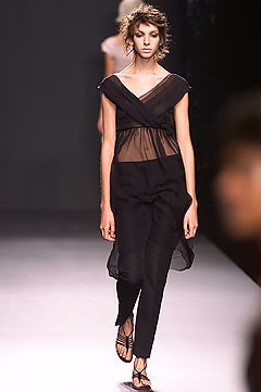 Alberta Ferretti fashion show for Spring/Summer 2002