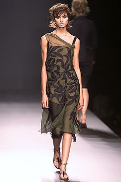 Alberta Ferretti fashion show for Spring/Summer 2002