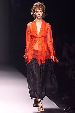 Alberta Ferretti fashion show for Spring/Summer 2002