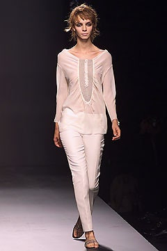Alberta Ferretti fashion show for Spring/Summer 2002