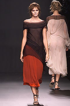 Alberta Ferretti fashion show for Spring/Summer 2002