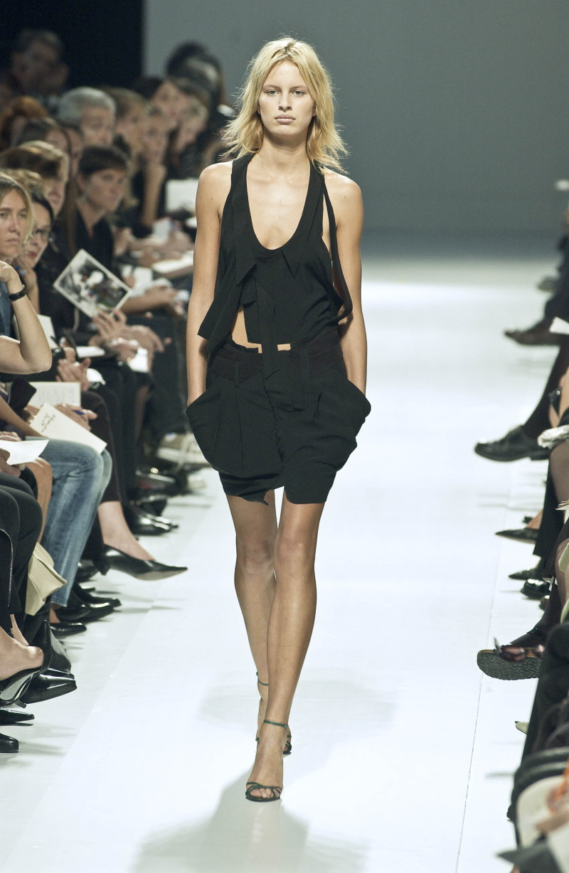 Karolina Kurkova featured in  the Balenciaga fashion show for Spring/Summer 2002