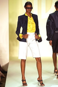 Bill Blass fashion show for Spring/Summer 2003
