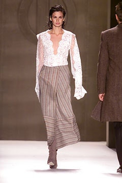 Bill Blass fashion show for Autumn/Winter 2002