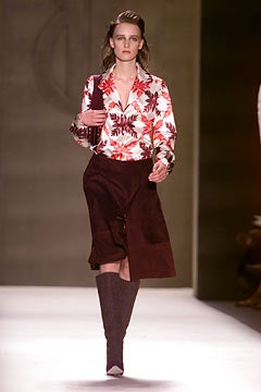 Bill Blass fashion show for Autumn/Winter 2002