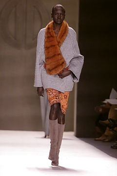 Bill Blass fashion show for Autumn/Winter 2002