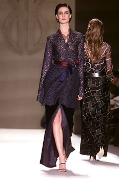 Bill Blass fashion show for Autumn/Winter 2002