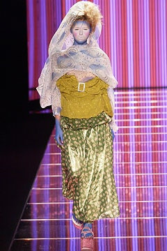 John Galliano fashion show for Spring/Summer 2003