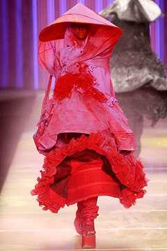 John Galliano fashion show for Spring/Summer 2003