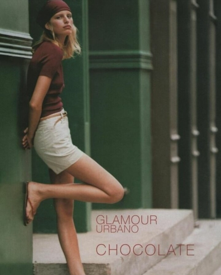 Karolina Kurkova featured in  the Chocolate advertisement for Spring/Summer 2000