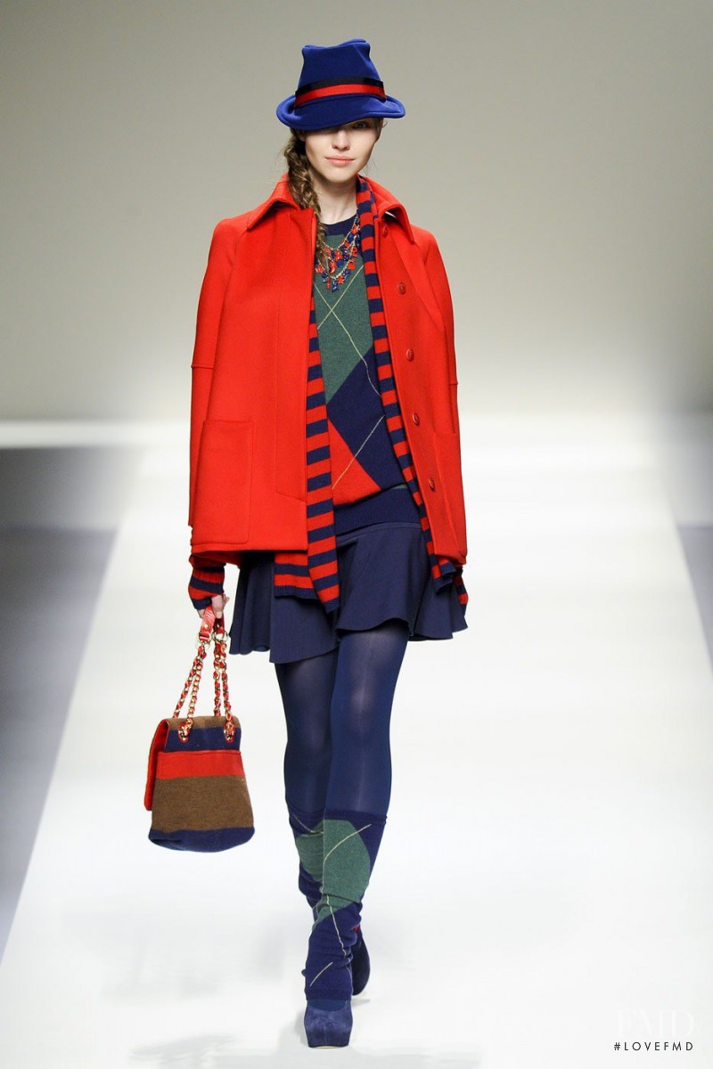 Sasha Luss featured in  the be Blumarine fashion show for Autumn/Winter 2012