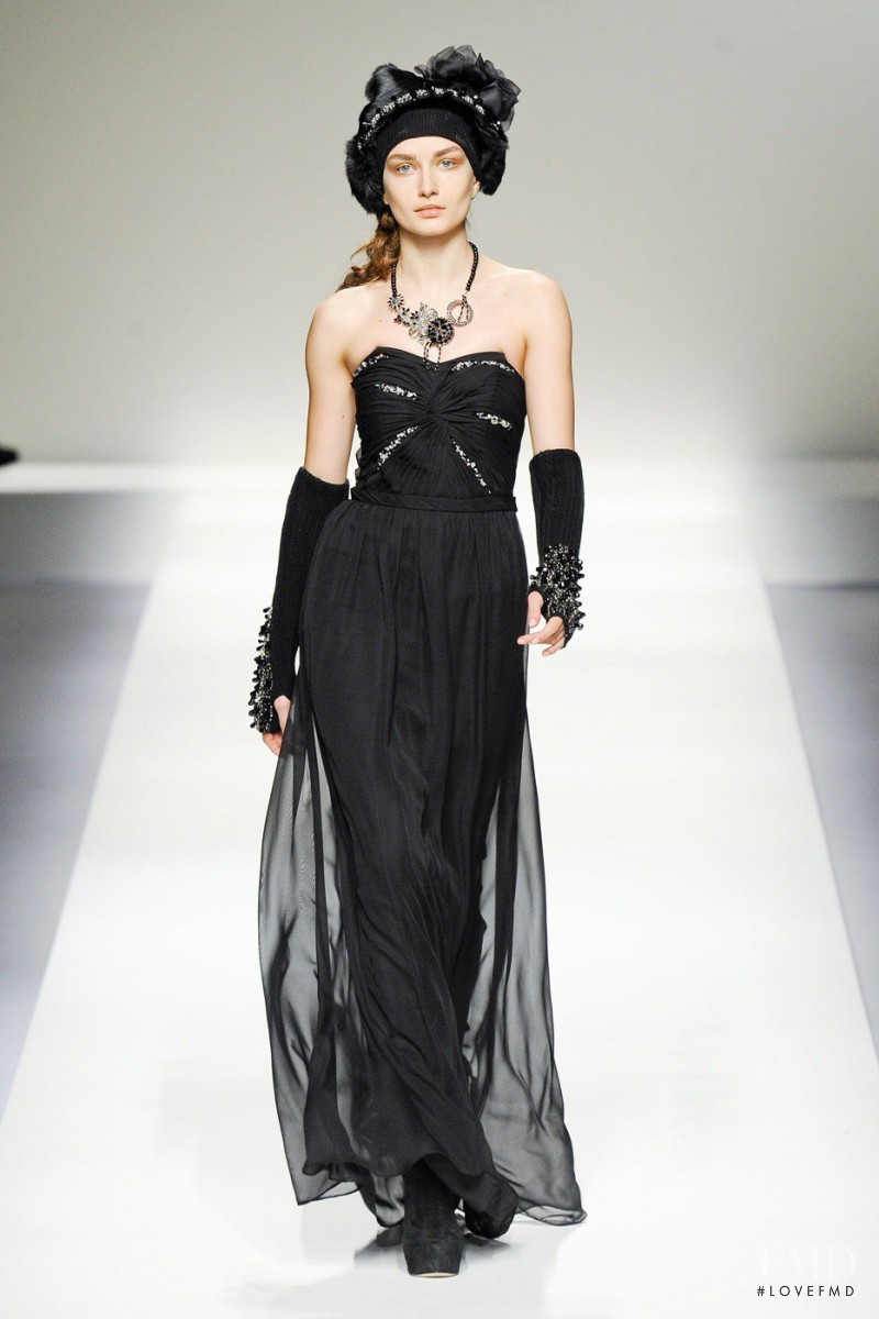 Andreea Diaconu featured in  the be Blumarine fashion show for Autumn/Winter 2012