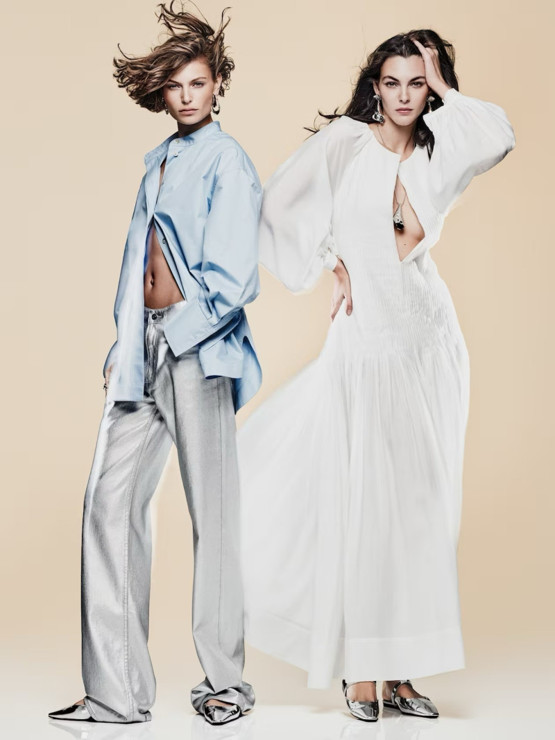 Anok Yai featured in  the H&M advertisement for Spring/Summer 2024