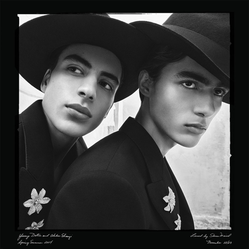 Akbar Shamji featured in  the Dolce & Gabbana advertisement for Spring/Summer 2024