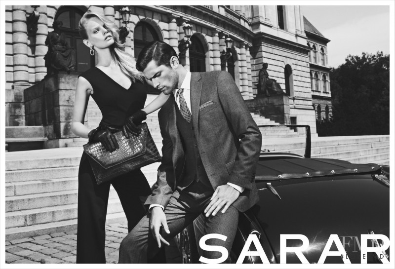 Marloes Horst featured in  the Sarar advertisement for Autumn/Winter 2012