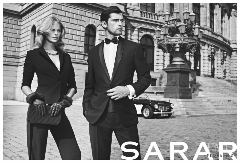 Marloes Horst featured in  the Sarar advertisement for Autumn/Winter 2012