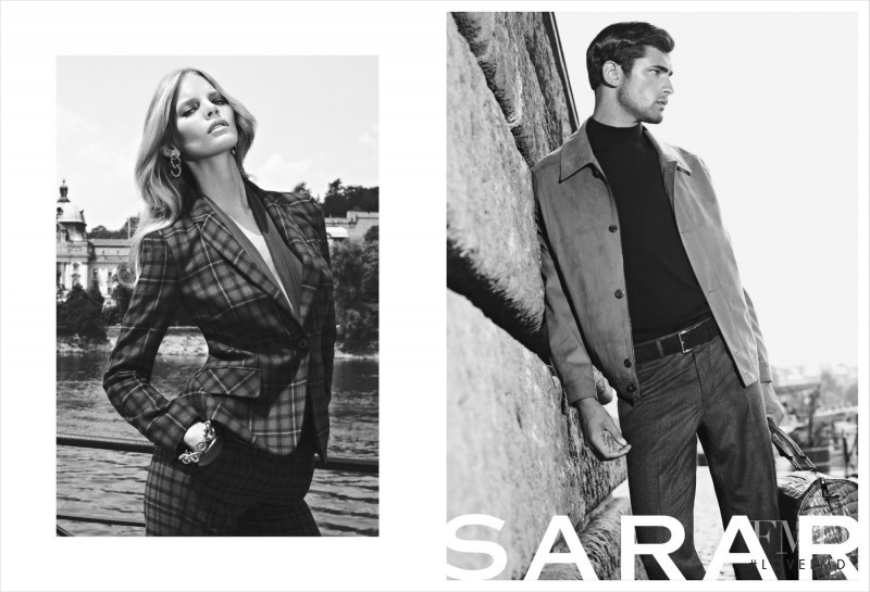 Marloes Horst featured in  the Sarar advertisement for Autumn/Winter 2012