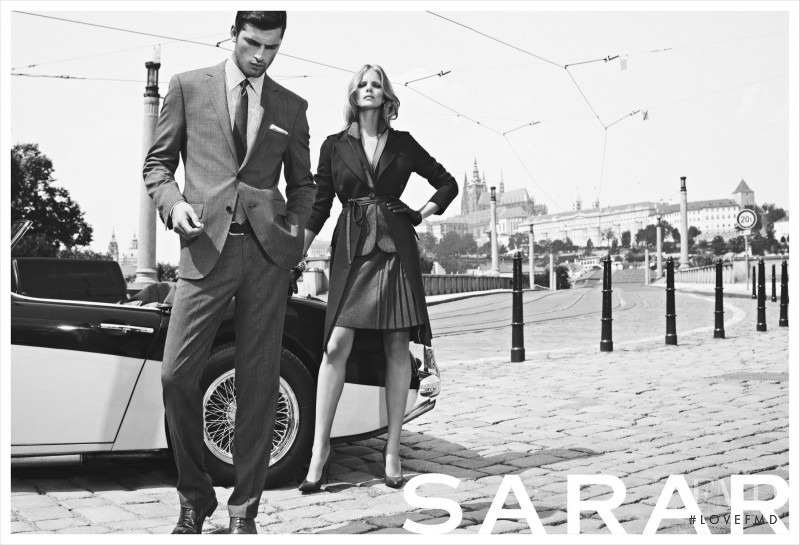 Marloes Horst featured in  the Sarar advertisement for Autumn/Winter 2012