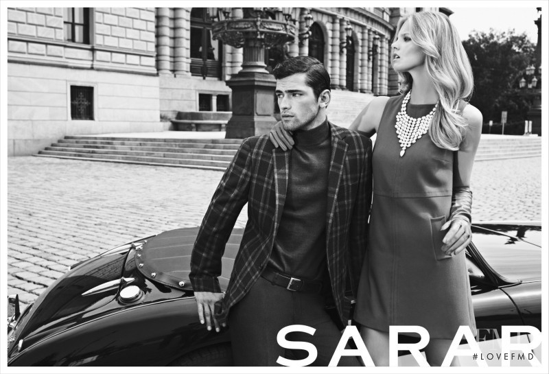 Marloes Horst featured in  the Sarar advertisement for Autumn/Winter 2012