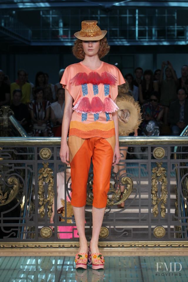 Julia Shvets featured in  the Tsumori Chisato fashion show for Spring/Summer 2012