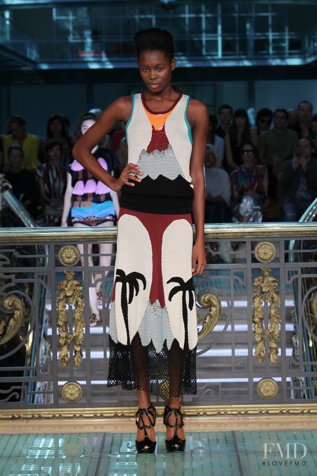 Ornelia Edwards featured in  the Tsumori Chisato fashion show for Spring/Summer 2012