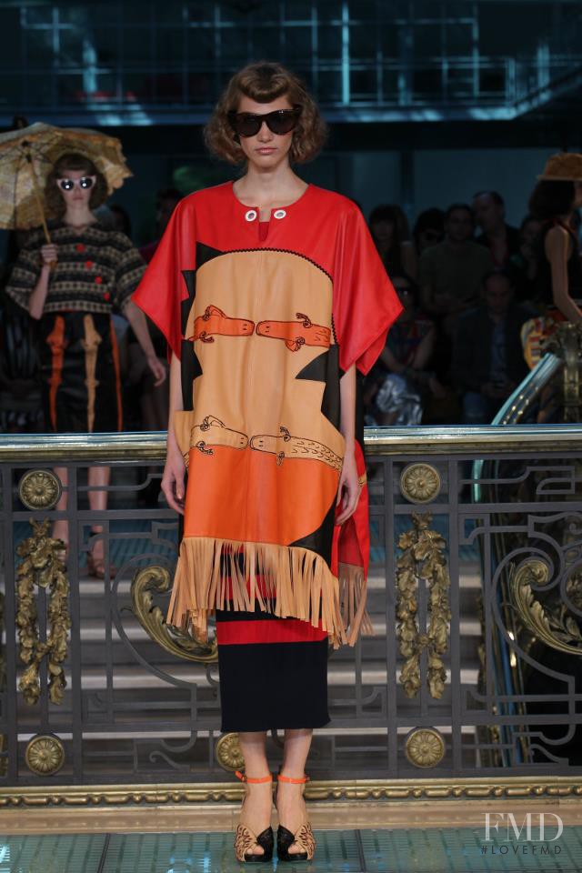 Irina Nikolaeva featured in  the Tsumori Chisato fashion show for Spring/Summer 2012