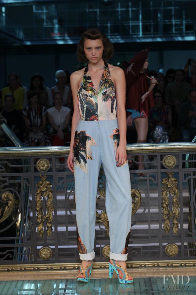 Mila Krasnoiarova featured in  the Tsumori Chisato fashion show for Spring/Summer 2012