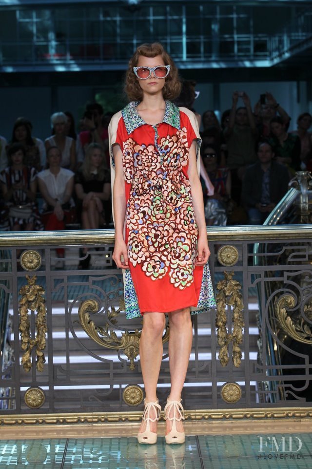 Josefine Nielsen featured in  the Tsumori Chisato fashion show for Spring/Summer 2012