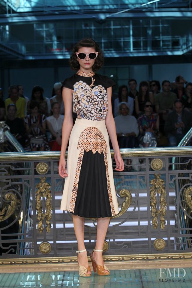 Evelina Toteva featured in  the Tsumori Chisato fashion show for Spring/Summer 2012