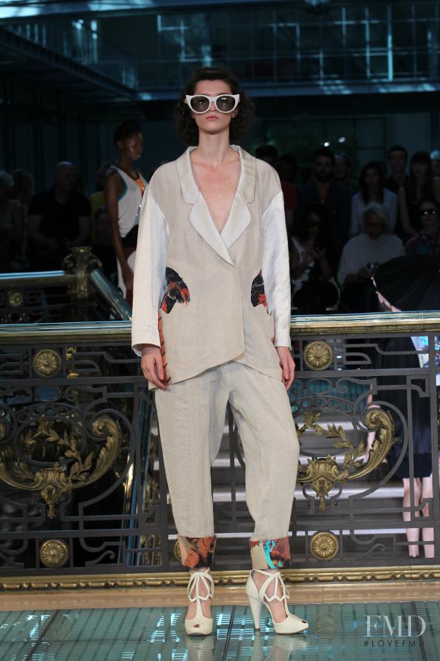 Annabelle Tsaboukas featured in  the Tsumori Chisato fashion show for Spring/Summer 2012