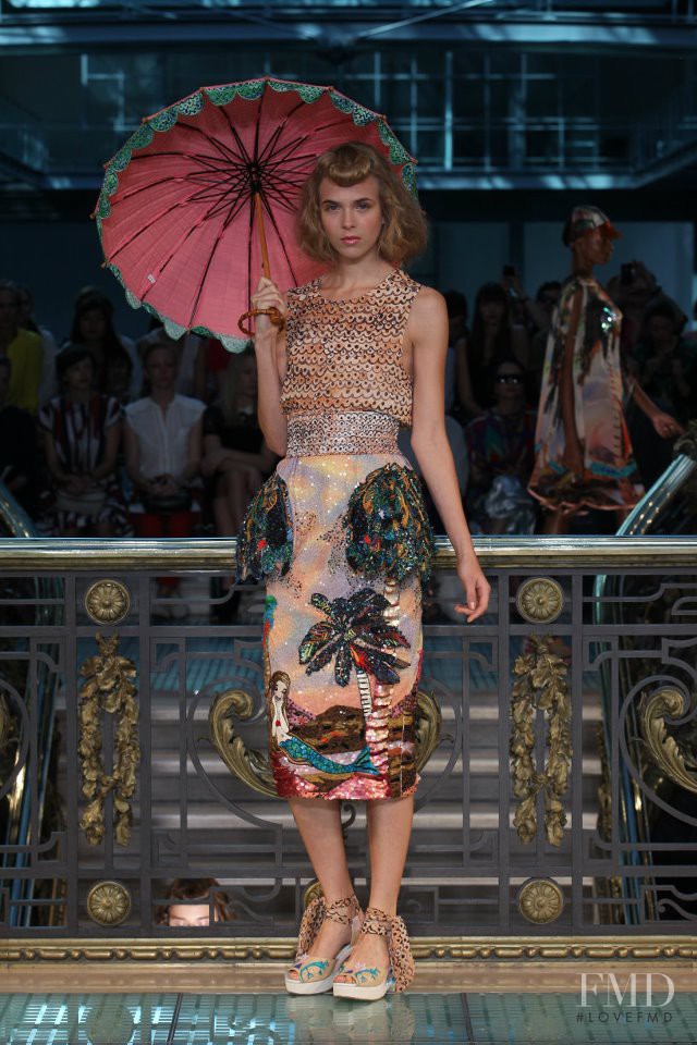 Viktoria Kvalsvik featured in  the Tsumori Chisato fashion show for Spring/Summer 2012