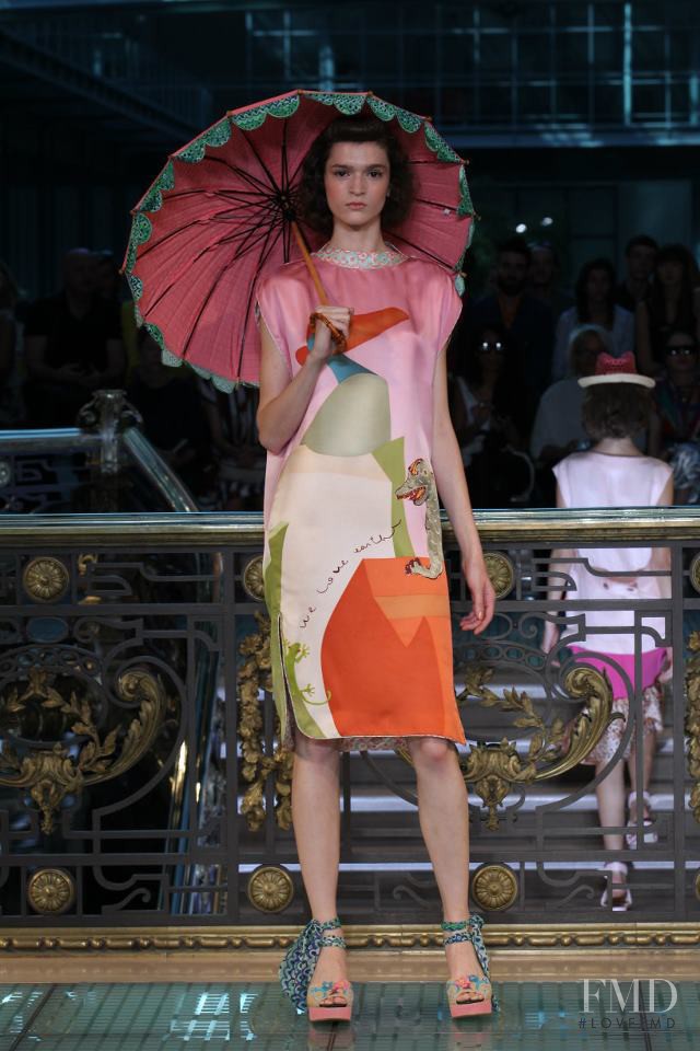 Annabelle Tsaboukas featured in  the Tsumori Chisato fashion show for Spring/Summer 2012