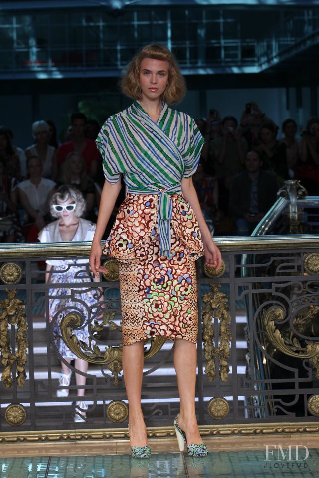 Viktoria Kvalsvik featured in  the Tsumori Chisato fashion show for Spring/Summer 2012