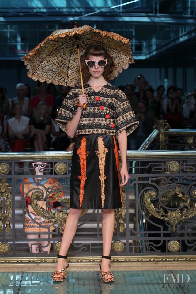 Brittany Burke featured in  the Tsumori Chisato fashion show for Spring/Summer 2012