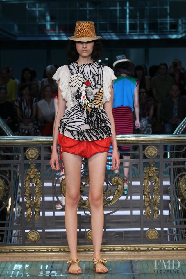 Isabella Melo featured in  the Tsumori Chisato fashion show for Spring/Summer 2012