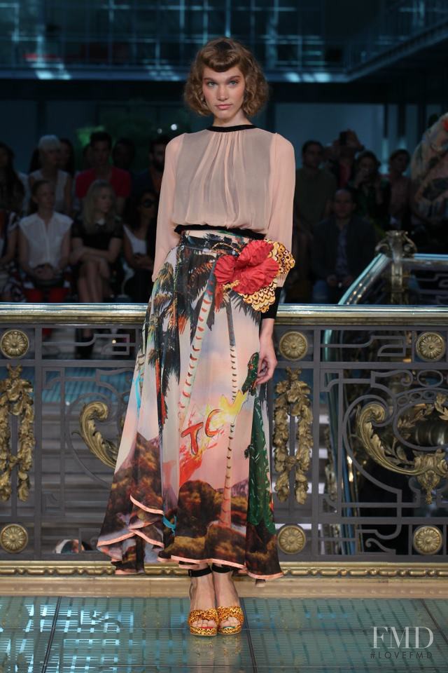 Irina Nikolaeva featured in  the Tsumori Chisato fashion show for Spring/Summer 2012