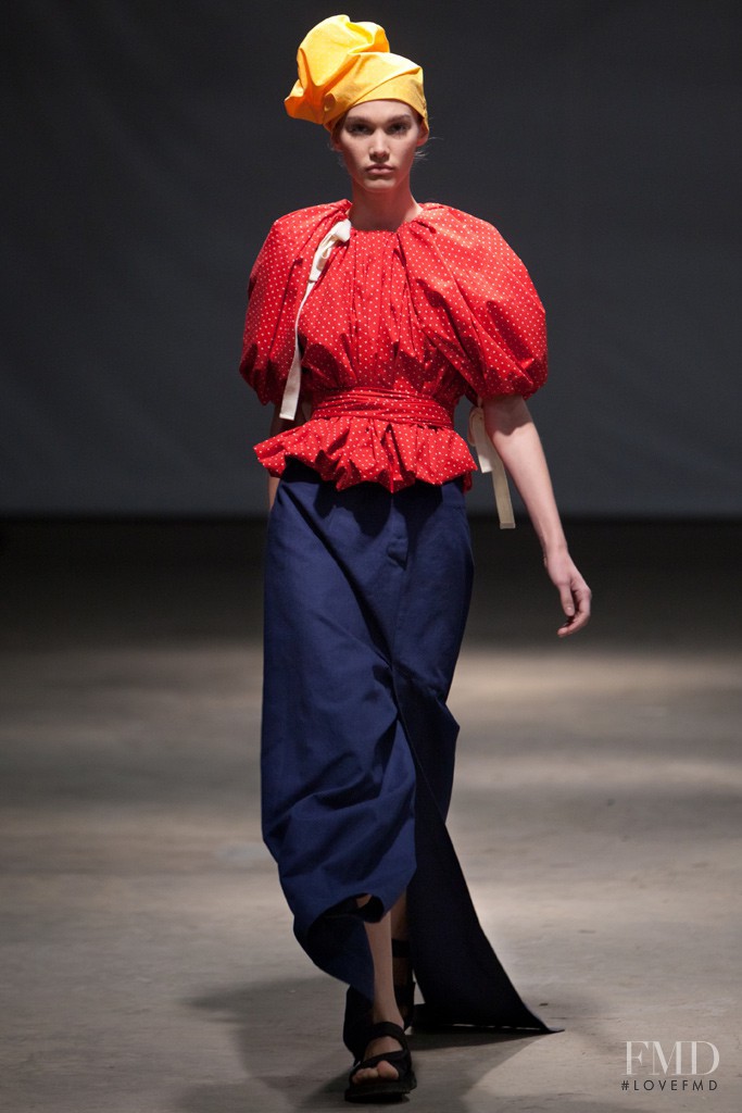 Irina Nikolaeva featured in  the NinaDonis fashion show for Spring/Summer 2012