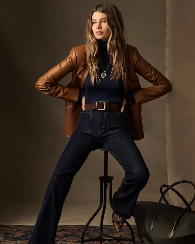 Sienna Raine Schmidt featured in  the Polo Ralph Lauren advertisement for Pre-Fall 2023
