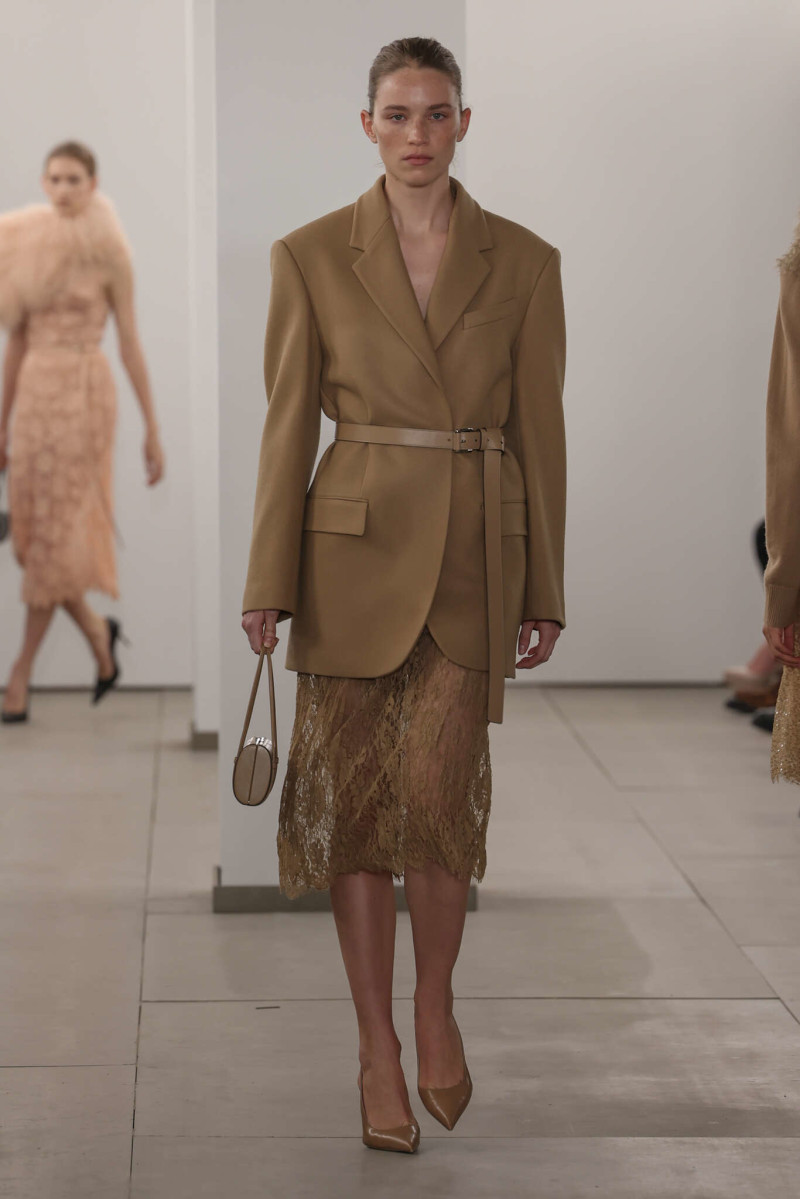 Rebecca Leigh Longendyke featured in  the Michael Kors Collection fashion show for Autumn/Winter 2024