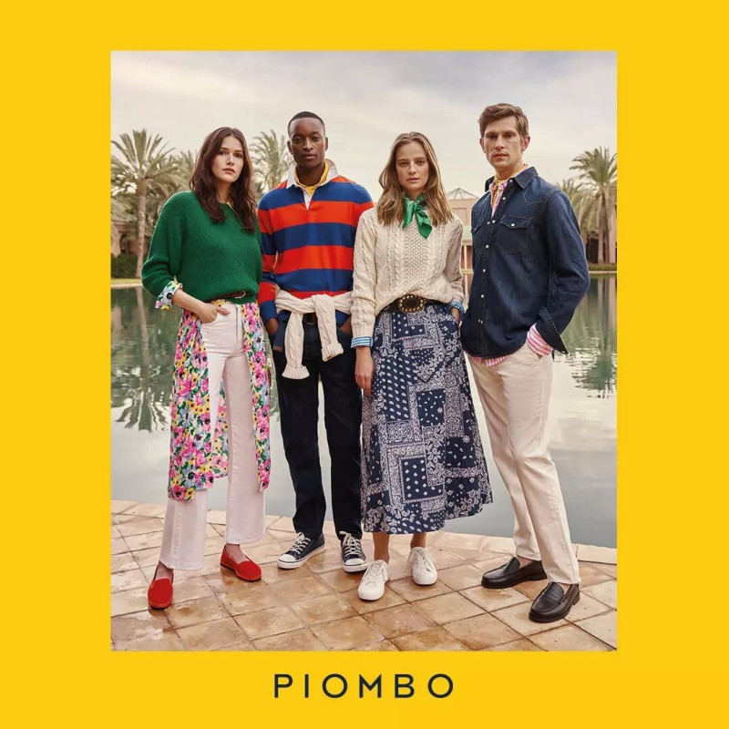 Vanessa Moody featured in  the Piombo advertisement for Spring/Summer 2022