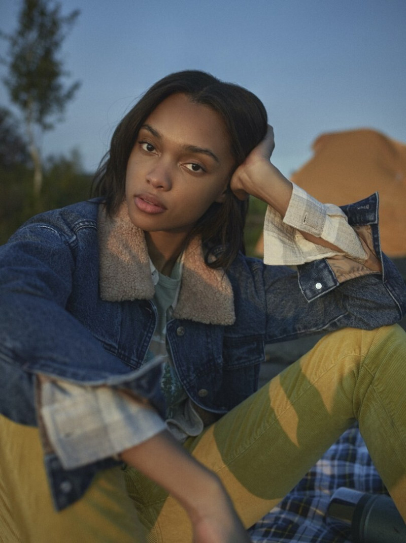 Samantha Archibald featured in  the Anthropologie lookbook for Fall 2020
