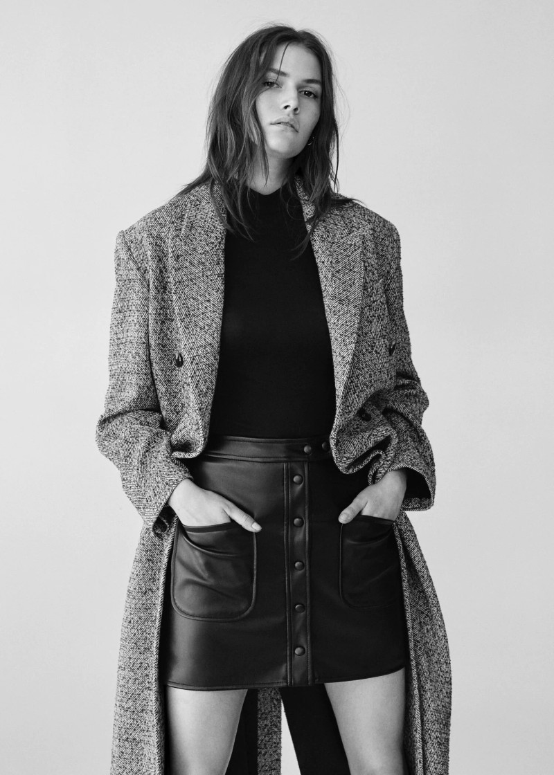 Vanessa Moody featured in  the Mango lookbook for Autumn/Winter 2021