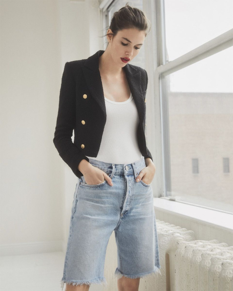 Vanessa Moody featured in  the Bloomingdales The Denim Trend Report lookbook for Spring/Summer 2020