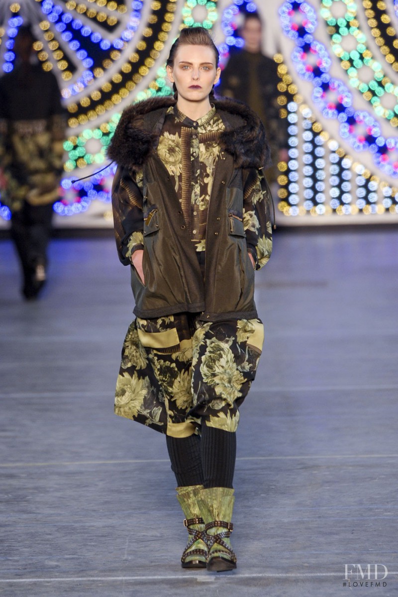 Myf Shepherd featured in  the Kenzo fashion show for Autumn/Winter 2011