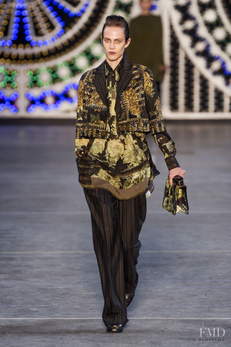 Aymeline Valade featured in  the Kenzo fashion show for Autumn/Winter 2011