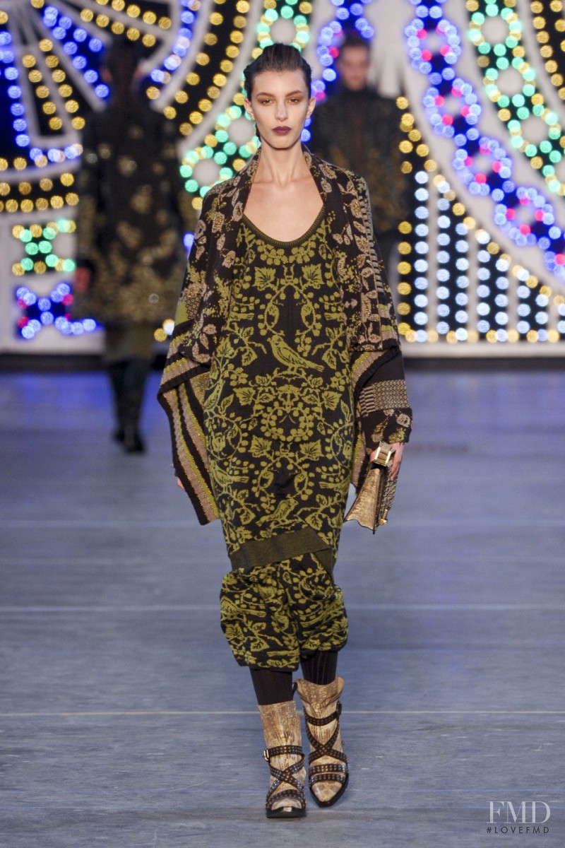 Kate King featured in  the Kenzo fashion show for Autumn/Winter 2011